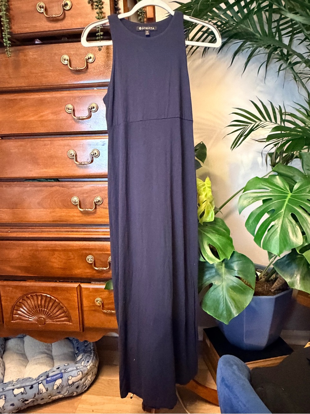 Athleta Navy Maxi Dress